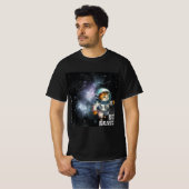 Wees moedig - Space Cat Adventure T-shirt (Voorkant volledig)