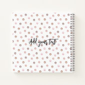 Wees moedig teckel puppy gepersonaliseerd notitieboek (Achterkant)