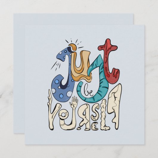 Wees moedig, wees jezelf: wees jezelf (Voorkant / Achterkant)