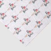 Wees moedige pijl met bloemen tissuepapier (Detail)