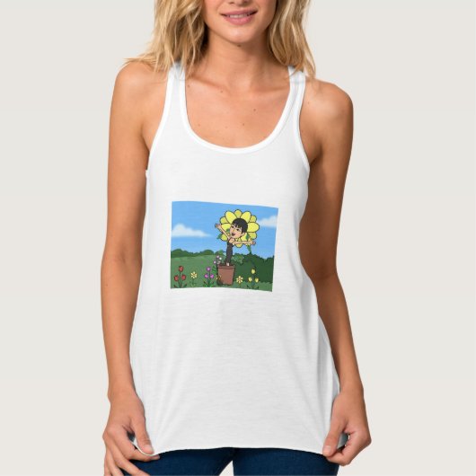 Wees mooi als een ventilator tanktop (Voorkant)