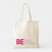Wees mooi tote bag (Achterkant)