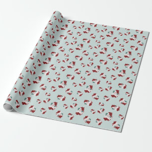 Wees Naughty Santa Cadeaupapier