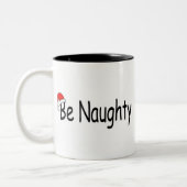 Wees Naughty Tweekleurige Koffiemok (Links)