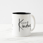 Wees nederig show vriendelijkheid inspirerend mok  (Voorkant rechts)