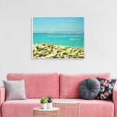 Wees nergens ongerust over... canvas afdruk (Insitu (Woonkamer))