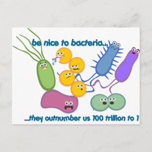 Wees Nicer in bacteriën Briefkaart