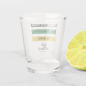 Wees niet bang dat de Jamaicaan hier is. Shot Glas (Achterkant)
