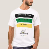 Wees niet bang dat de Jamaicaan hier is. T-shirt (Voorkant)