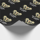 Wees niet bang dat je hippy Funny Bone donker BG b Cadeaupapier (Hoek)