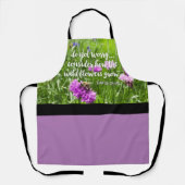 Wees niet bang dat wilde bloemen Christelijk zijn Schort (Voorkant)