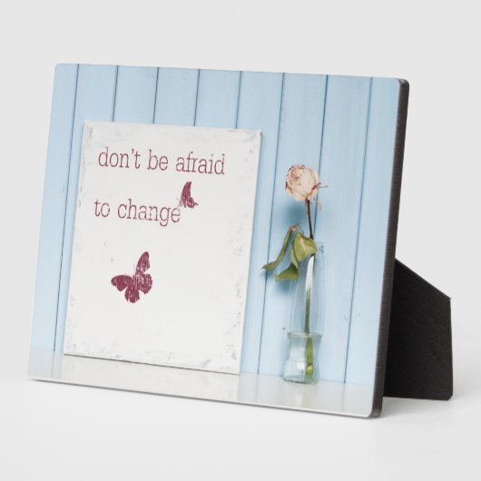 Wees niet bang om te wijzigen fotoplaat (Zijkant)