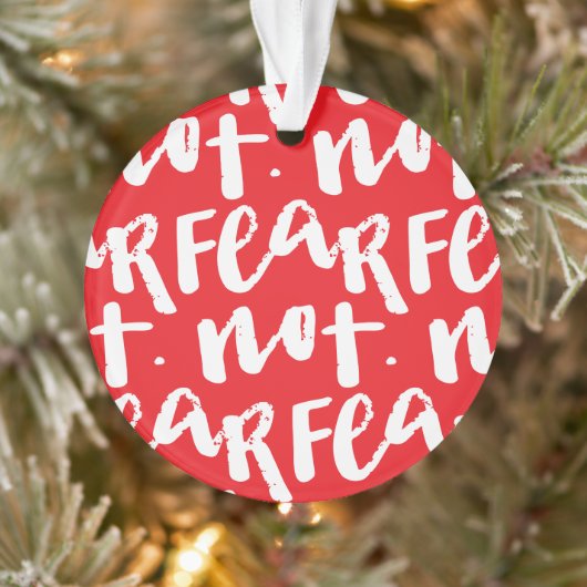Wees niet bang ornament (Boom)