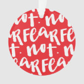Wees niet bang ornament (voorkant)