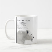 Wees niet bang voor de bijbelverzen Art Lion Koffiemok (Links)