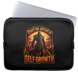Wees Niet Bang Voor De Ridder Van Zelfontwikkeling Laptop Sleeve