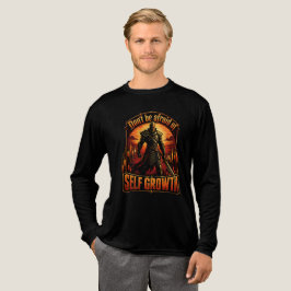 Wees Niet Bang Voor De Self Growth Knight Trading Tri-Blend Shirt