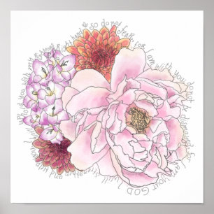 Wees niet bang voor een inspirerend prijsopgave, b poster