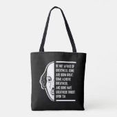 Wees niet bang voor grootheid Shakespeare citaat Draagtas (Achterkant)