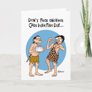 Wees niet bang voor nog een verjaardag kaart