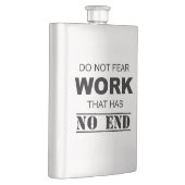Wees niet bang voor werk dat geen einde heeft flacon (Rechts)