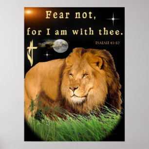 Wees niet bang, want Ik ben bij je Poster