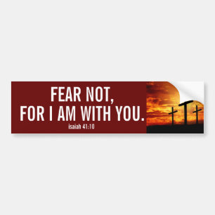 WEES NIET BANG, WANT IK BEN MET JE BUMPERSTICKER
