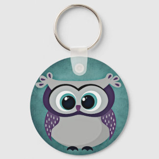 Wees niet blauw Button Sleutelhanger