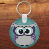 Wees niet blauw Button Sleutelhanger (Voorkant)