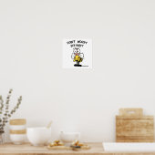 Wees niet blij poster (Keuken)