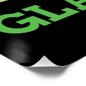 Wees niet blind door Glaucoma Perfect Poster (Hoek)