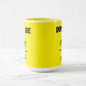 Wees niet de derde afgeleide Jerk Wiskunde Student Mok (Midden)