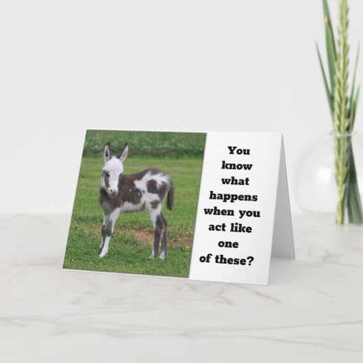 WEES NIET EEN VAN DEZE-GENIET VAN JE *VERJAARDAG*  KAART (Voorkant)