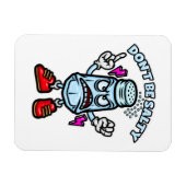 Wees niet geïrriteerd magneet (Horizontaal)