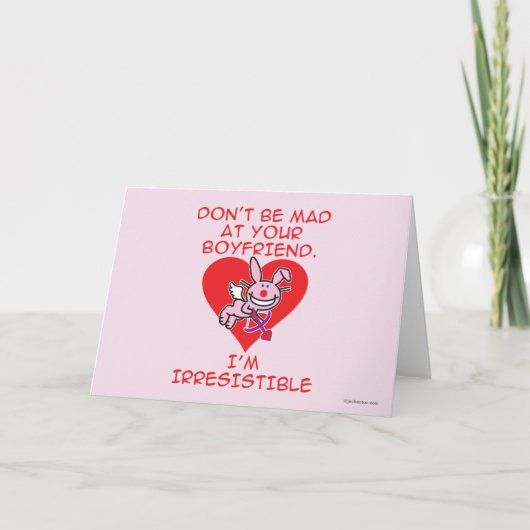 Wees niet gek feestdagen kaart (Voorkant)