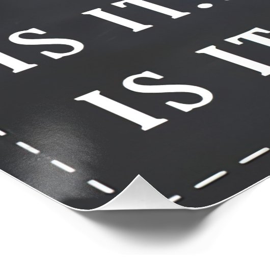 Wees niet gemeen achter het scherm Poster Perfect Poster (Hoek)