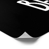 Wees niet hetzelfde als boter grappig eten pun don poster (Hoek)