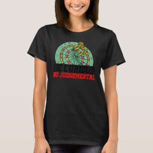 Wees niet nieuwsgierig naar een rechter kunstkunst t-shirt