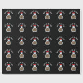 Wees niet Soy Salty Funny Soy Sauce Pun Dark BG Cadeaupapier (Vlak)