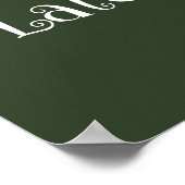 Wees niet te laat! Classroom Poster (Hoek)