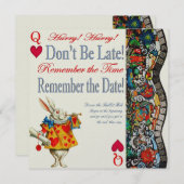 Wees niet te laat! kaart (Voorkant / Achterkant)