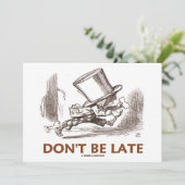 Wees niet te laat (Mad Hatter Running) (Staand voorkant)