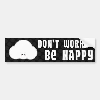Wees niet zo blij met de cloudklauw van Kawaii Bumpersticker