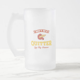 Wees niet zo gek als mijn pancreas Diabetic Gift Matglas Bierpul