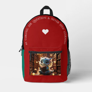 Wees nieuwsgierig.. bedrukte rugzak