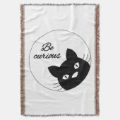 Wees nieuwsgierig deken (Voorkant Verticaal)