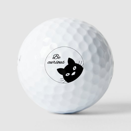 Wees nieuwsgierig golfballen (Voorkant)