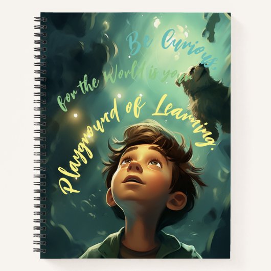 Wees nieuwsgierig notitieboek (Voorkant)