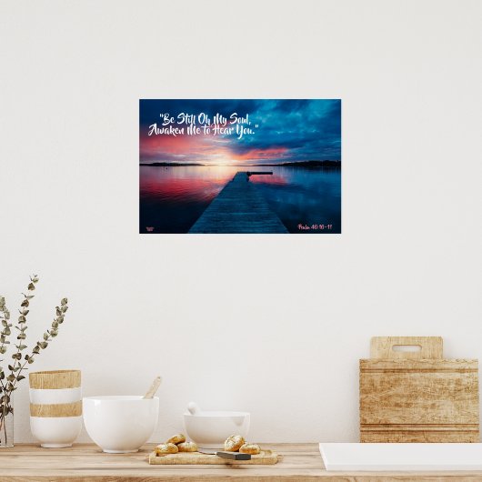 "Wees nog steeds mijn soep" Awaken Matte Artistisc Poster (Keuken)