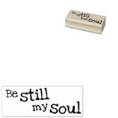 Wees nog steeds mijn soep 	rubberstempel (Gestempeld)